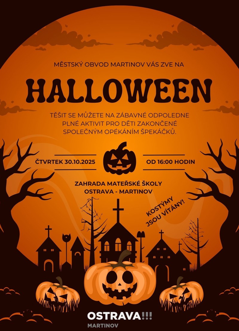 HALLOWEEN V ZAHRADĚ MATEŘSKÉ ŠKOLY