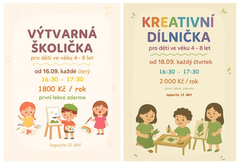 Nabídka kroužků pro děti