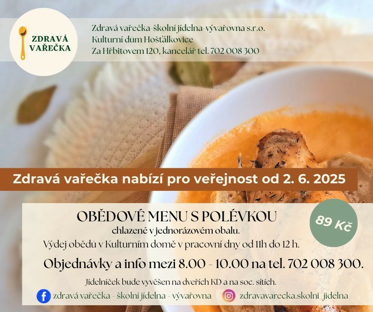 NABÍDKA POCTIVÝCH OBĚDŮ