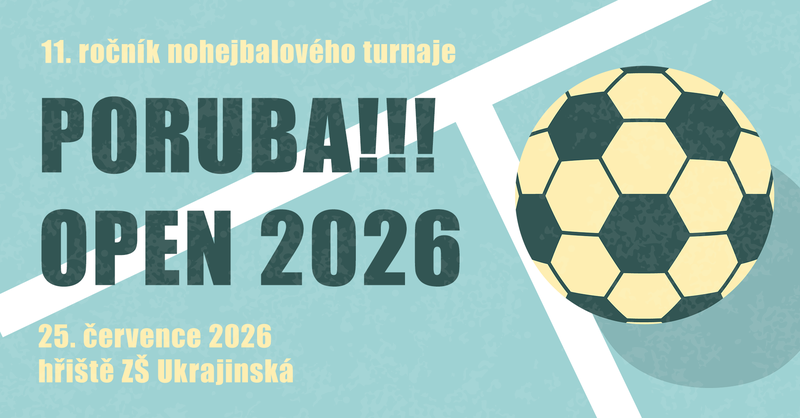 Nohejbalový turnaj Poruba!!! Open 2026