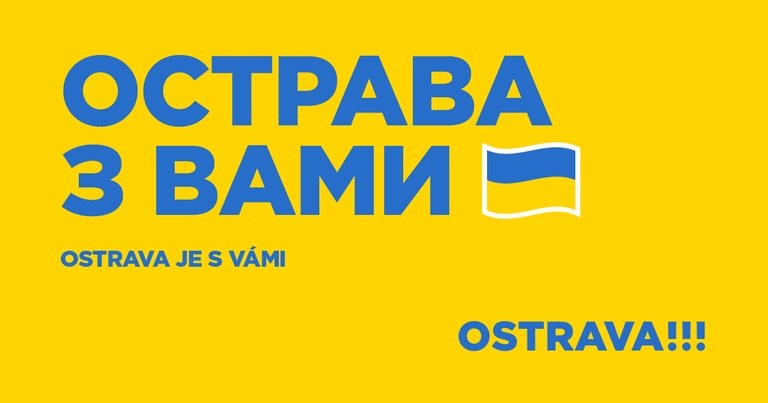 OSTRAVA ZŘIZUJE SBĚRNÉ MÍSTO PRO SHROMÁŽDĚNÍ MATERIÁLNÍ POMOCI UKRAJINĚ