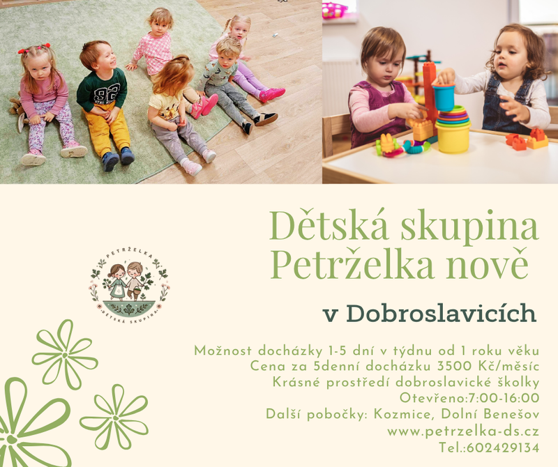 Otevření dětské skupiny v Dobroslavicích