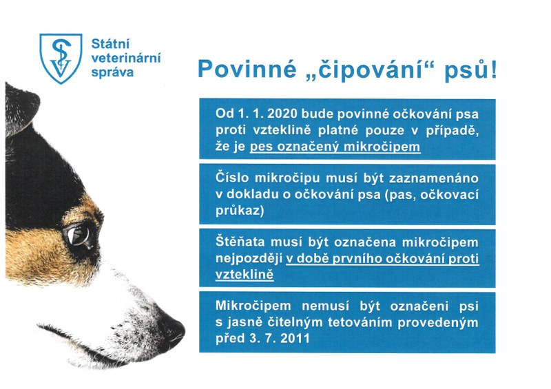 Povinné „čipování“ psů!