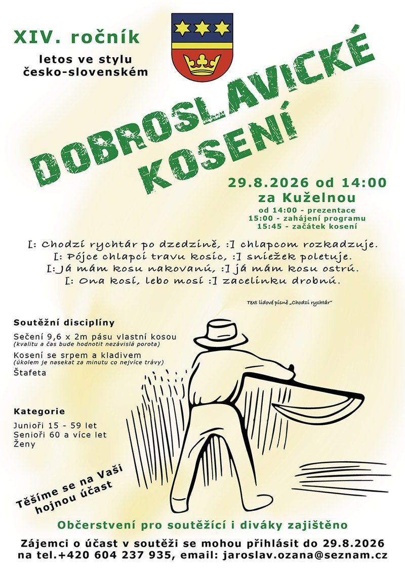Pozvánka na Dobroslavické kosení