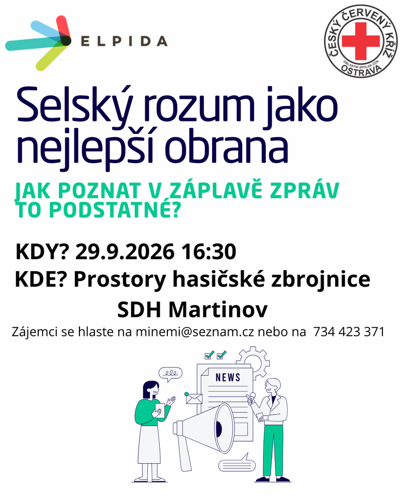Pozvánka na přednášku o mediální gramotnosti