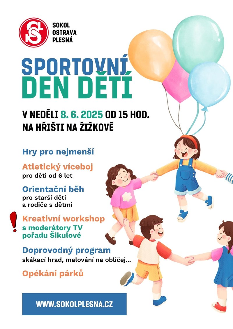 Pozvánka na sportovní den dětí