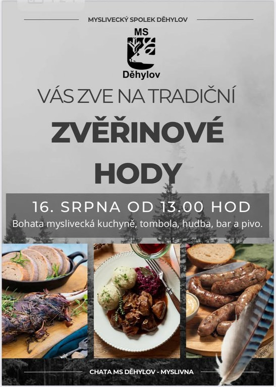 Pozvánka na zvěřinové hody