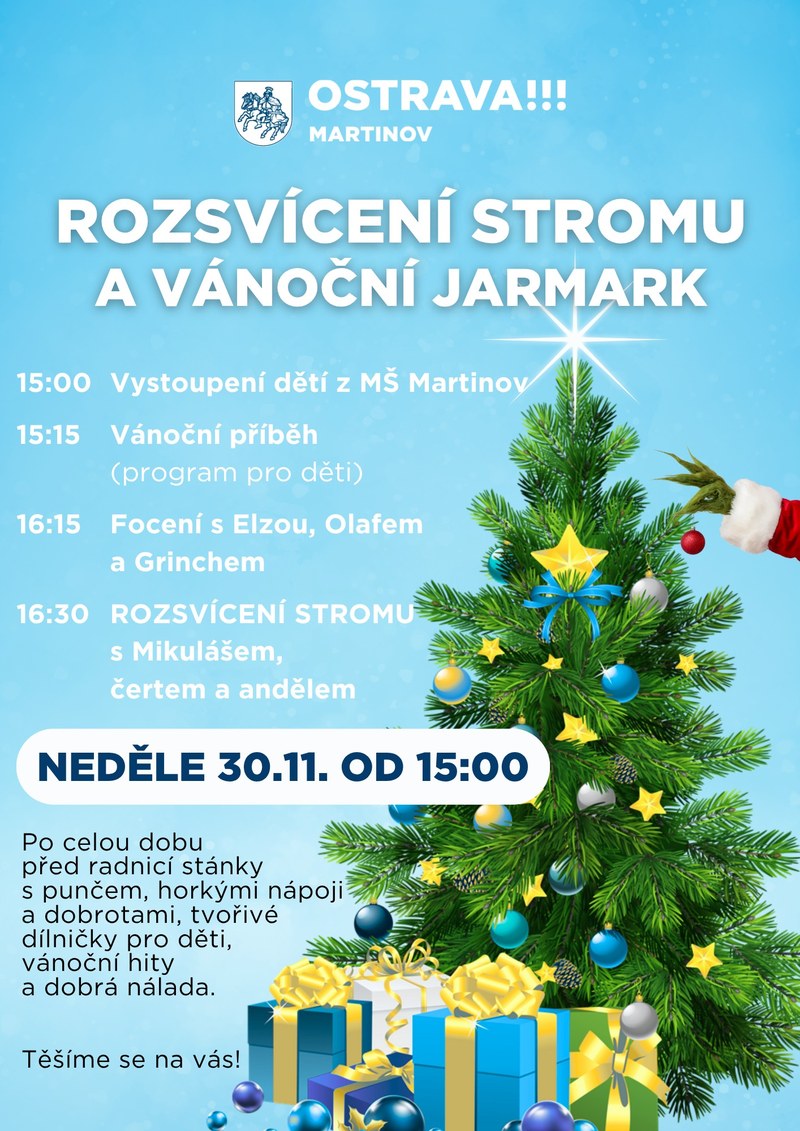 Rozsvícení vánočního stromu 2025