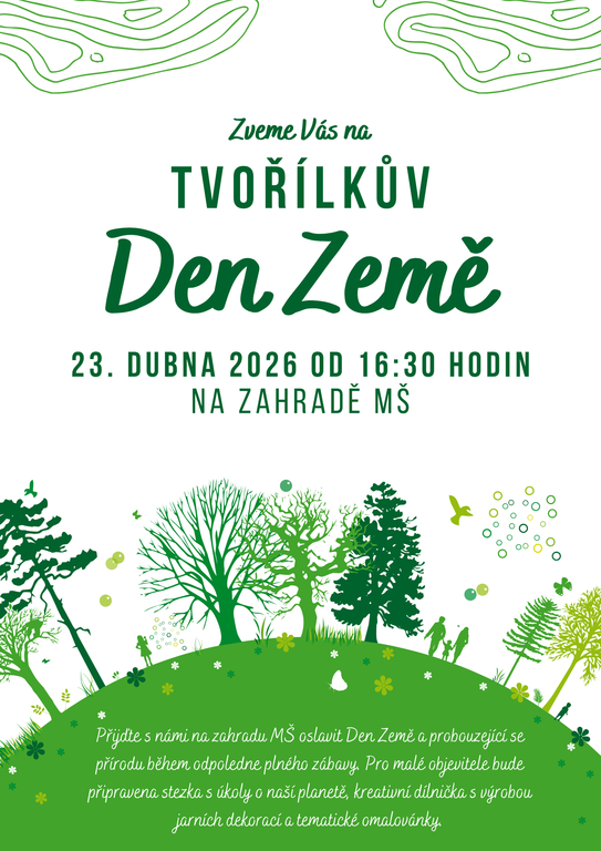 Tvořílkův Den Země na zahradě MŠ