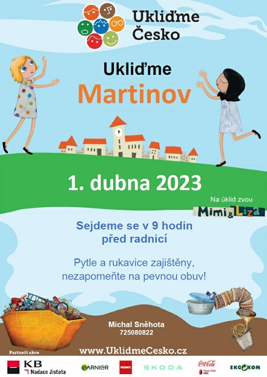 UKLIĎME MARTINOV