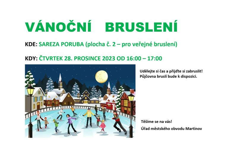 VÁNOČNÍ BRUSLENÍ