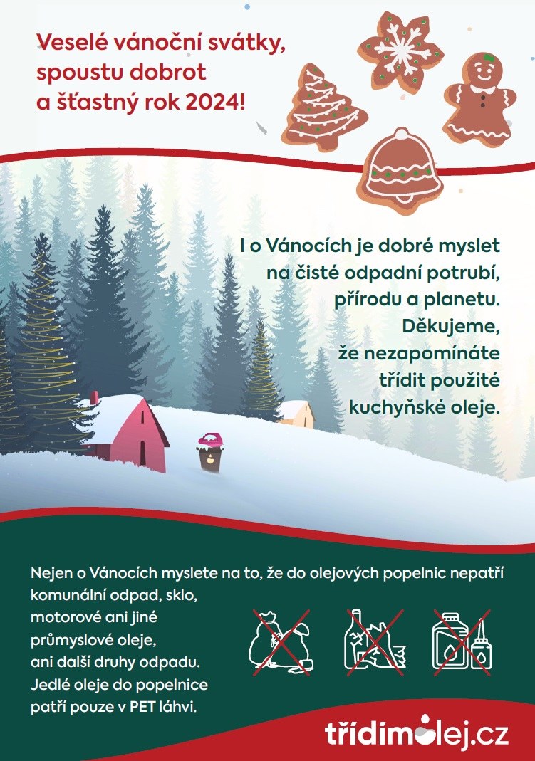 Vánoční třídění oleje
